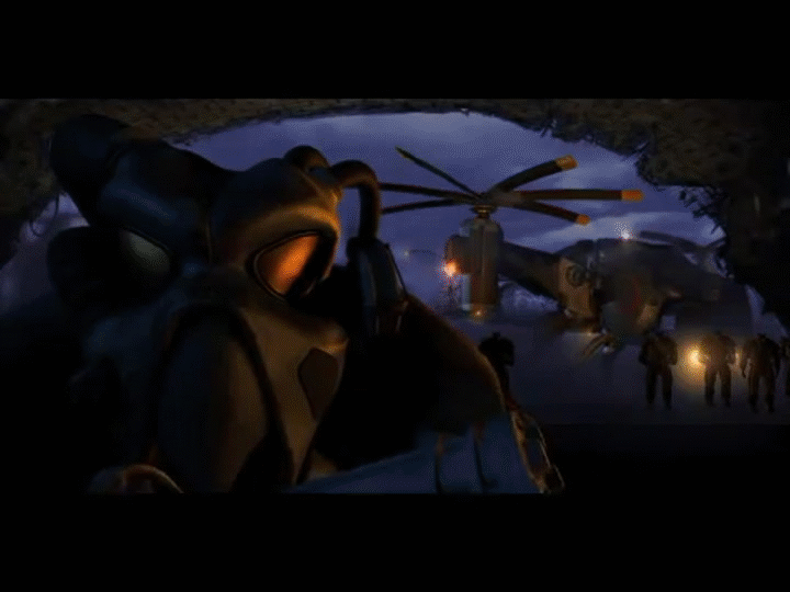 Une famille sort de l’abri, toute contente de revoir la lumière du jour. En face, les types de l’Enclave les canardent à la Gatling. Fallout 2 dans toute sa poésie.